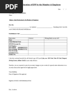 2016 - April - EPF Joint Declaration For Correction in DoB1 BLANK