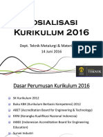 Sosialisasi Kurikulum 2016 DTMM