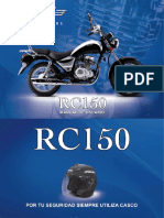 Manual Moto RC150 PDF