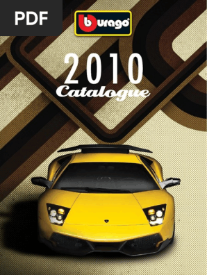 Bburago 2010 Catalogue