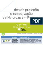 CienTic8- P1 Entidades de Proteção e Conservação Da Natureza Em Portugal