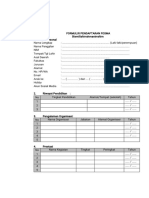 Formulir Pendaftaran Fosma PDF