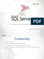 Características Generales de SQL Server