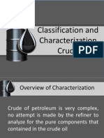 Characterisation of Crude