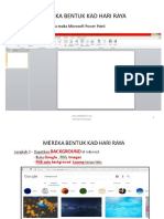 Power Point Literasi ~ Cara Buat Kad Hari Raya ~ abdul murad