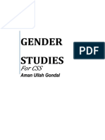 Gender Studies by Amanullah Gondal NOA Book PDF