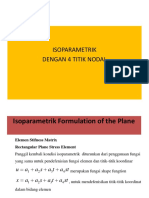 Isoparametrik, 4titiknodal