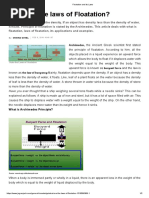 Floatation and Its Laws PDF