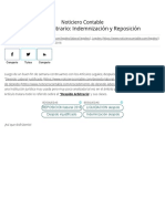 Despido Laboral Arbitrario - Indemnización y Reposición PDF