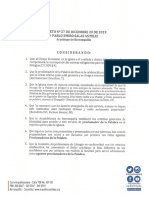 DECRETO No.27 DE DICIEMBRE 20 DE 2019