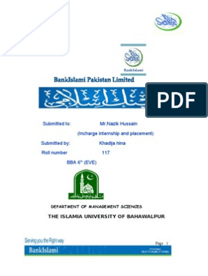 Annual Report 2016 Of Bankislami Pakistan Limited Assignment Point
