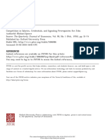 Competition in Salaries, Credentials, and Signaling Prerequisites For Job (A J) 1976