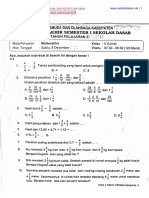 Soal Pas Matematika Semester 1 Kelas PDF