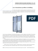 The Application of Aluminium Profiles in Building