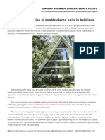 The Application of Double Glazed Units in Buildings