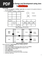 Computer Game Design and Development Using Java