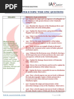 Upsc Mains Questions Geography Optional Paper Ii Topicwise Untill 2017