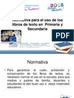 Normativa Del Uso Libros de Texto