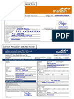 Contoh Pengisian Slip Transaksi Keuangan