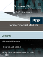 Indian Financial Markets Overview