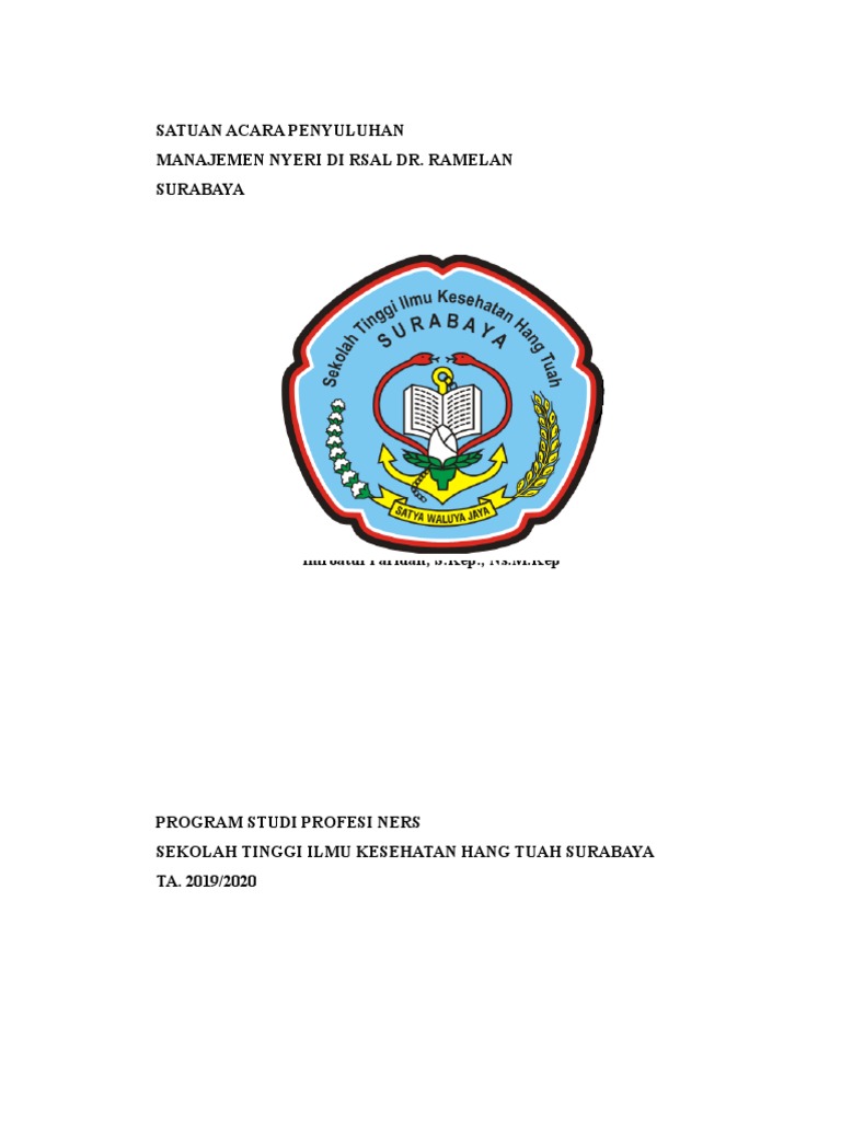 Penyuluhan Manajemen Nyeri di RSAL Ramelan | PDF