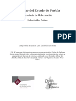 Codigo Penal Del Estado Libre y Soberano de Puebla 08112019 PDF