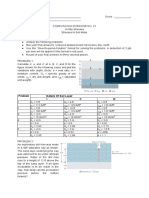 Computation Exercise No. 1: Geotech