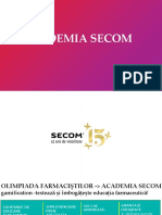 Prezentare ACADEMIA SECOM 2022