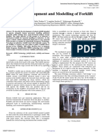 Design, Development and Modelling of Forklift