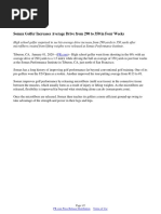 Somax Golfer Increases Average Drive from 290 to 350 in Four Weeks