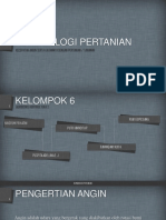 Klimatologi Kel.6 Kecepatan Angin - Ah 2