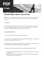 Estudo bíblico sobre o livro de Tito – Emiliana.Life