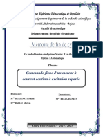 Commande Floue D'un Moteur À Courant Continu À Excitation Séparée PDF