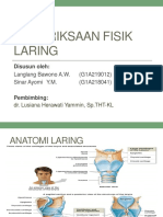 Pemeriksaan Fisik Laring