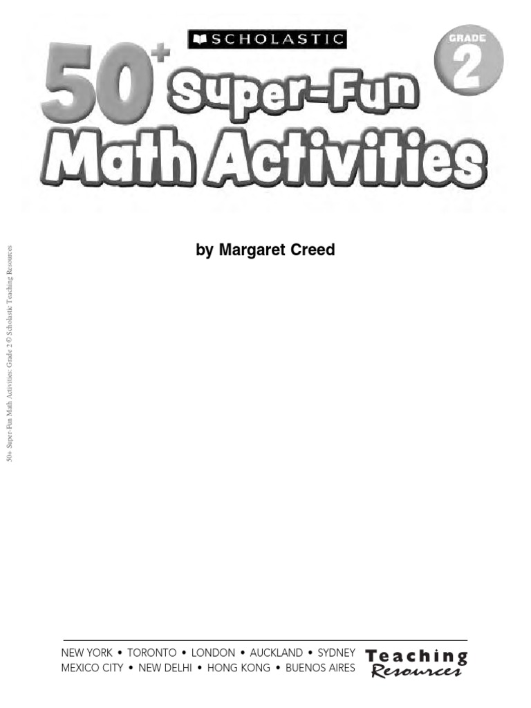 50 SuperFun Math Activities Grade 2 PDF PDF National Council Of Teachers Of Mathematics