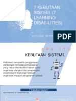 7 Kebutaan Sistem