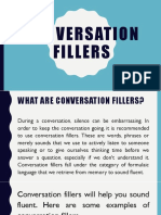 Conversation Fillers
