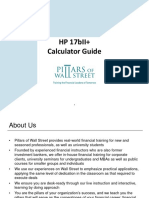 PWS Calculator Guide HP 17bII