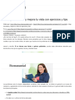 Deja Los Lentes y Mejora Tu Vista Con Ejercicios y Tips PDF