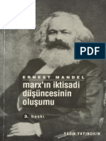 Ernest Mandel - Marx'ın İktisadi Düşüncesinin Oluşumu (Yazın Yayıncılık) PDF
