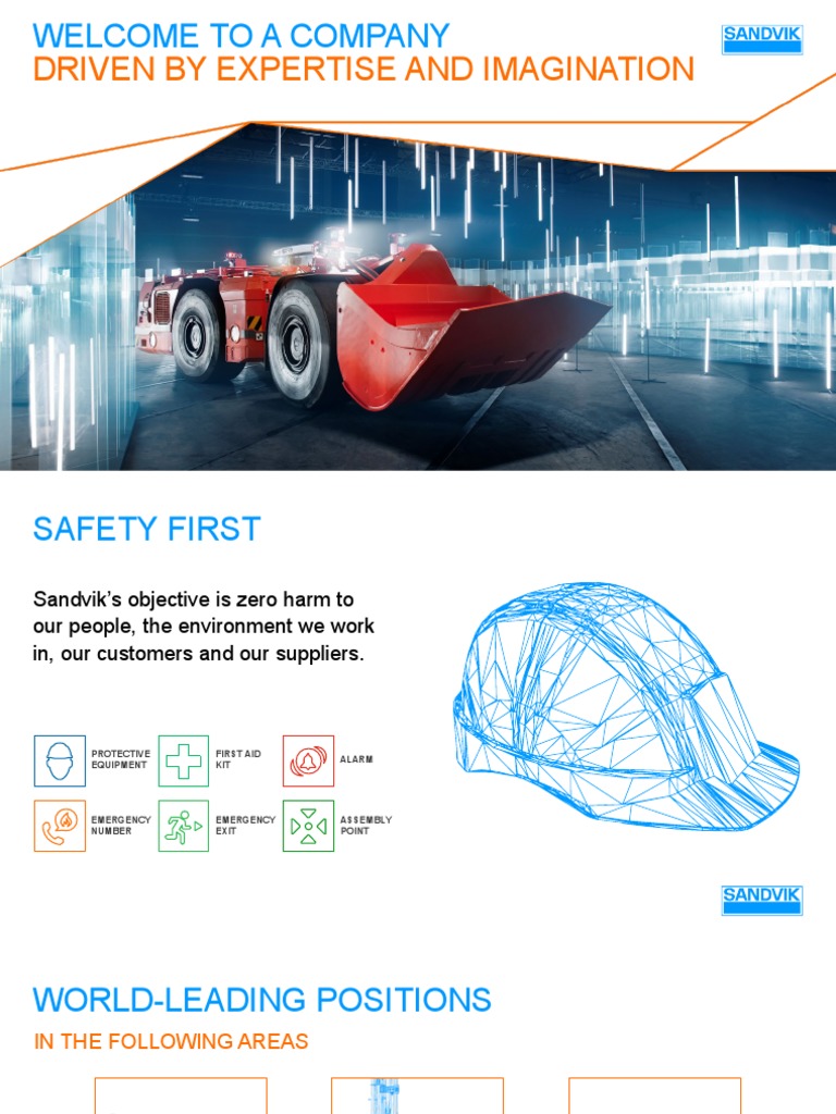 Sandvik Group Corporate Presentation PDF Recycling Efficient Energy Use