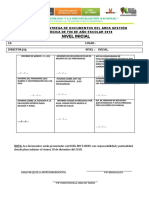 Hoja de Control de Doc. Inicial.