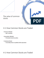 Valution of Common Stocks PDF
