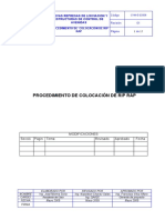 Procedimiento de Colocación de Rip Rap