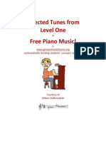 Selected Tunes. Free Piano Music