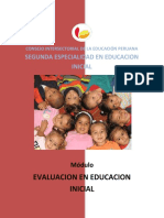 C.3 Evaluación de la educación inicial
