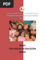 C.3 Evaluación de La Educación Inicial