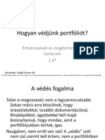Hogyan Vedjunk Portfoliot 1.4 PDF