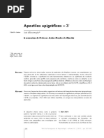 Apostilas epigráficas - 3