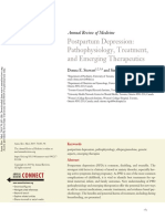 Postpartum Depression - Pathophysiology, Treatment, and Emerging Therapeutics